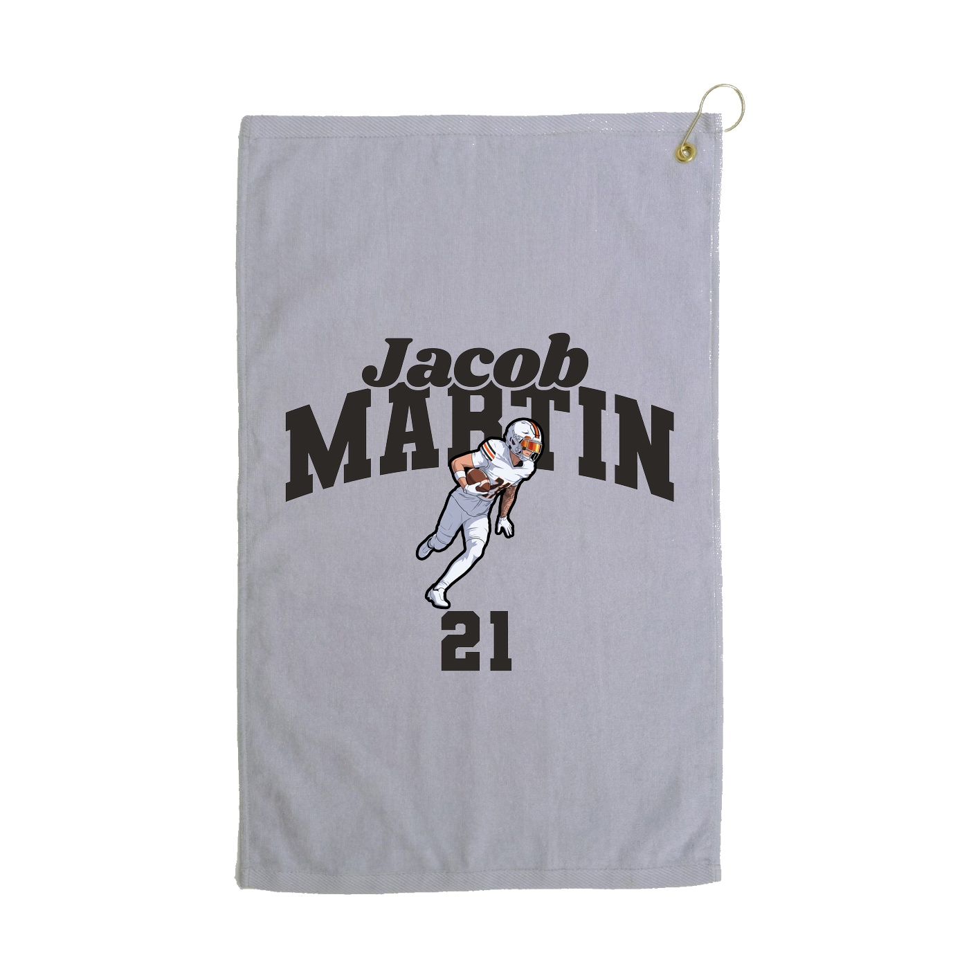 Golf Towel — Signature Arch in Grey