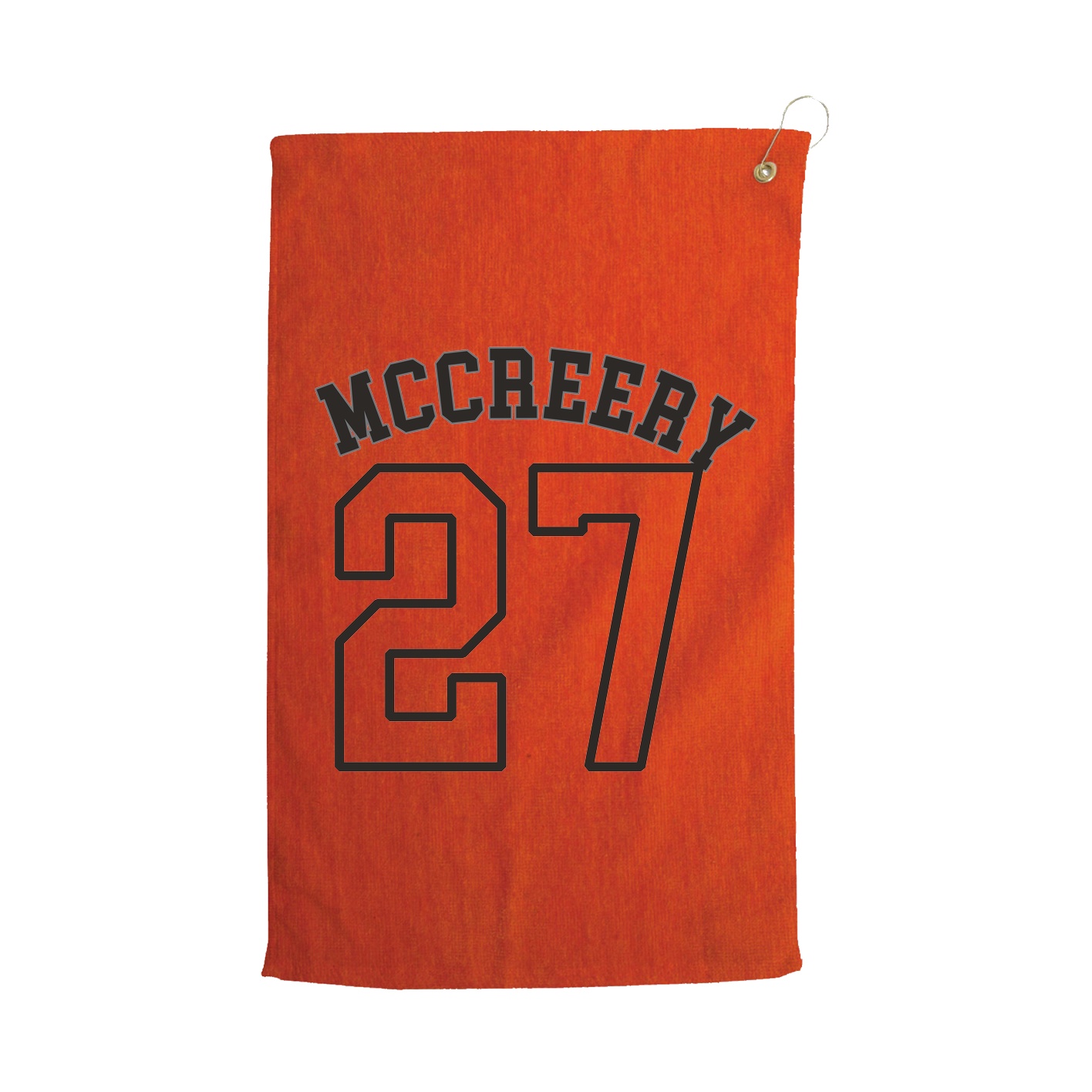 Golf Towel — Shirsey Arch in Orange