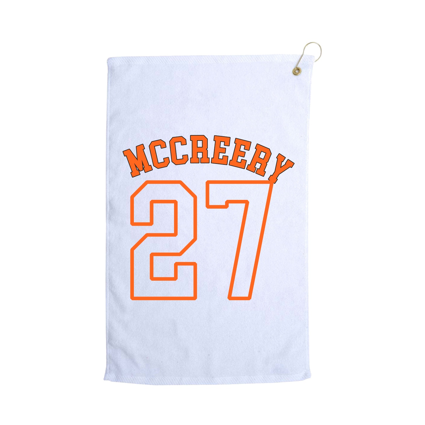 Golf Towel — Shirsey Arch in White