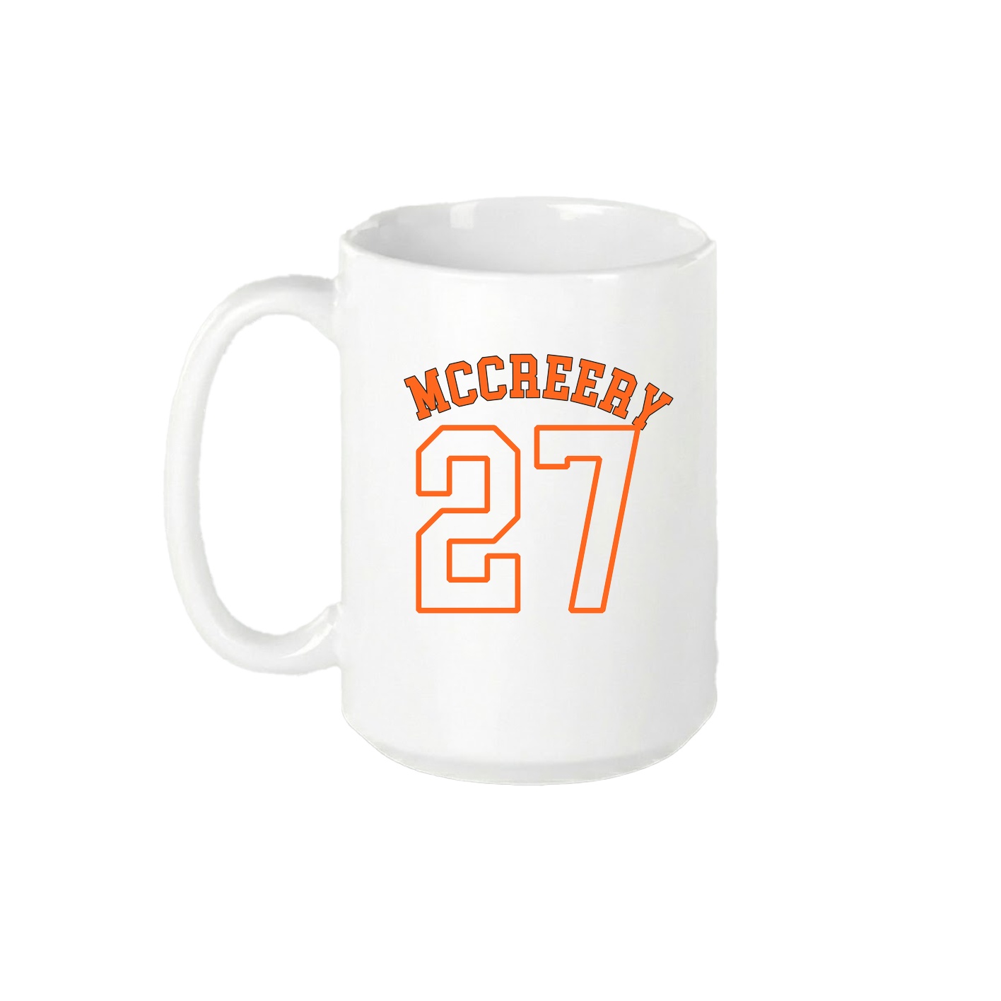 15oz Coffee Mug — Shirsey Arch in White