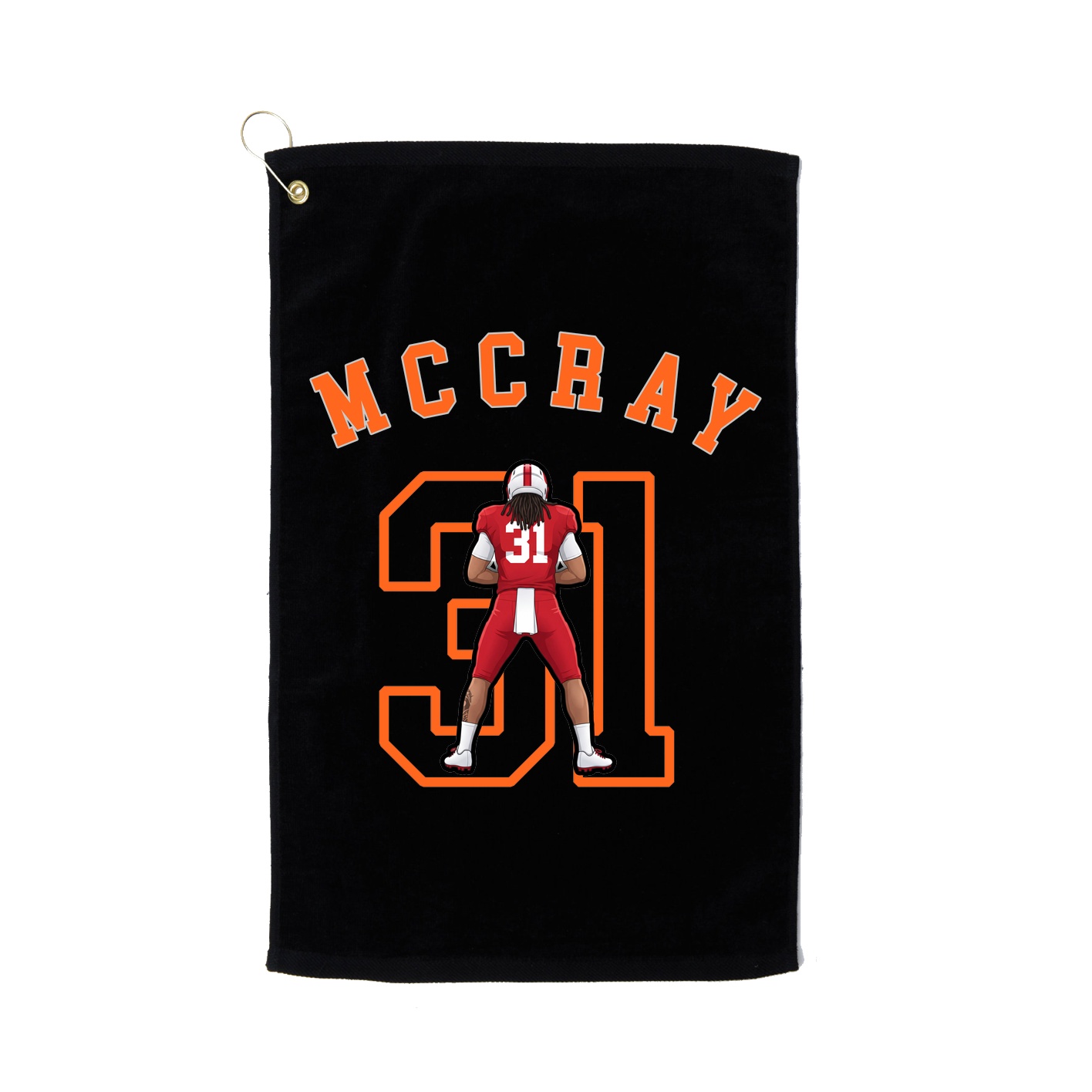 Golf Towel — Shirsey Arch in Black