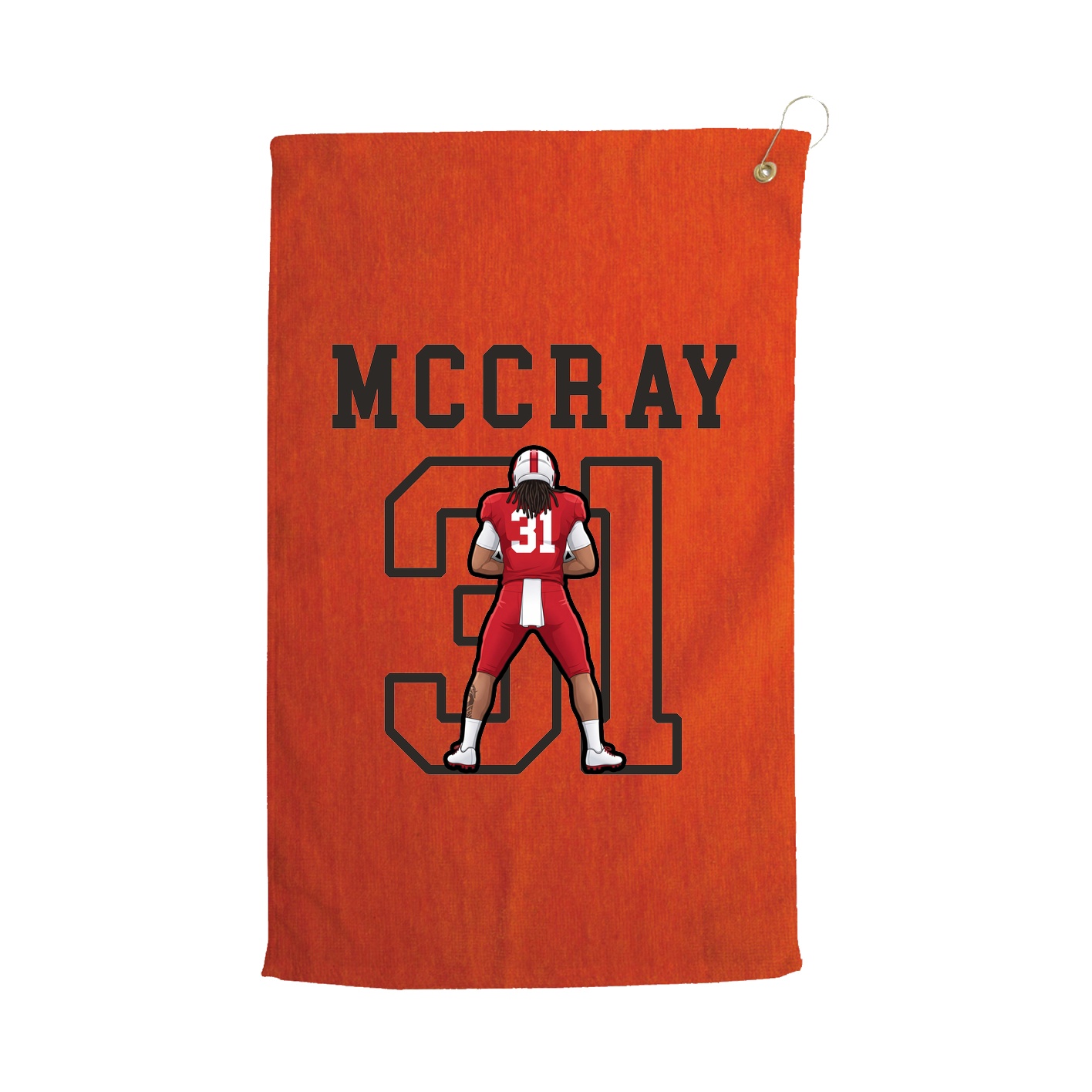 Golf Towel — Shirsey in Orange