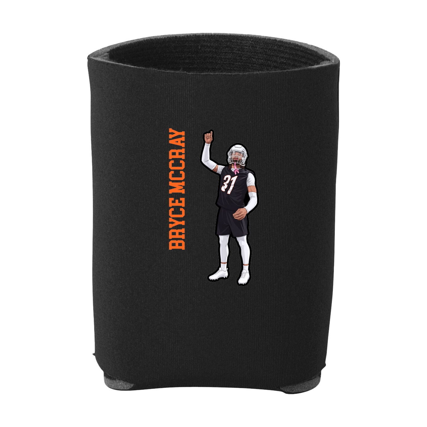 Can Holder — Name Vertical in Black