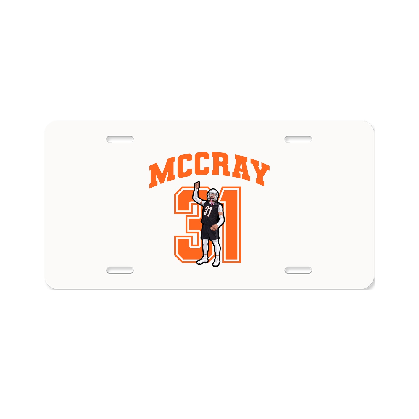 License Plate — Number in Classic