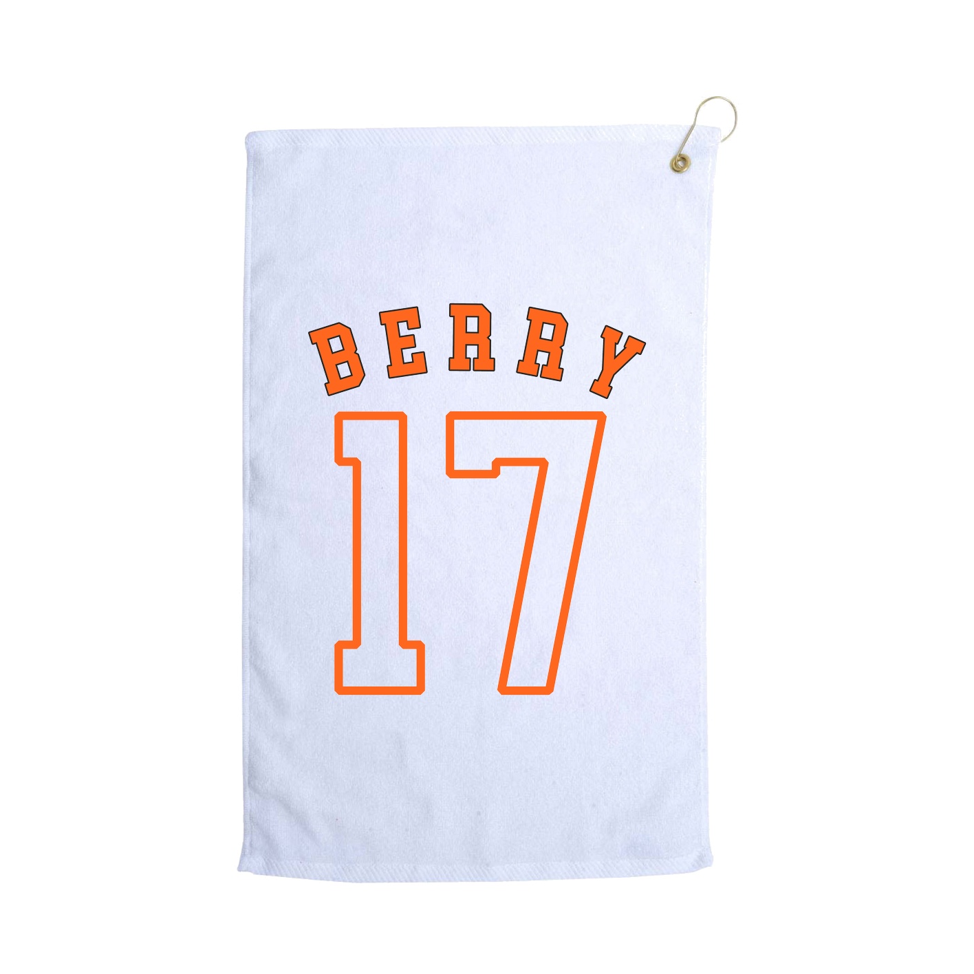 Golf Towel — Shirsey Arch in White