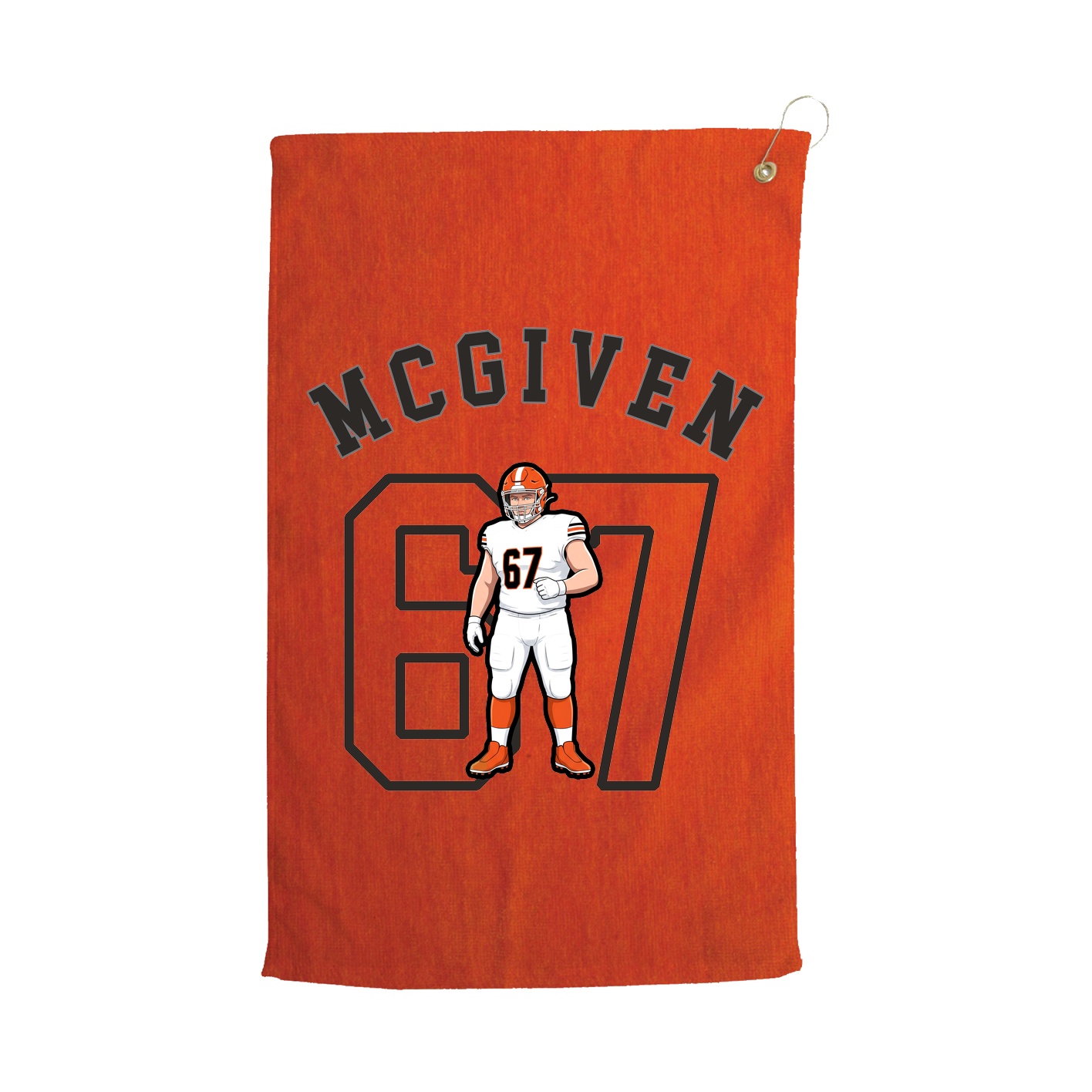 Golf Towel — Shirsey Arch in Orange