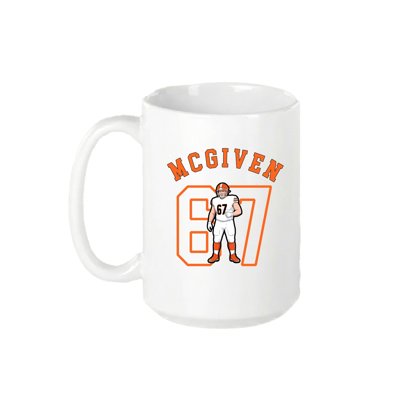 15oz Coffee Mug — Shirsey Arch in White