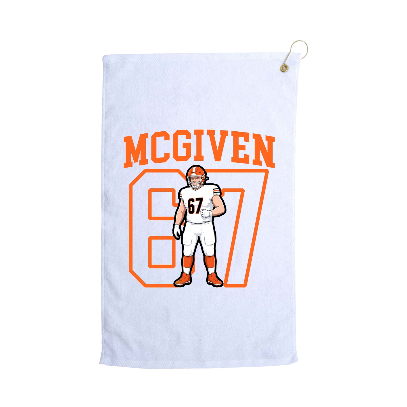 Golf Towel — Shirsey in White