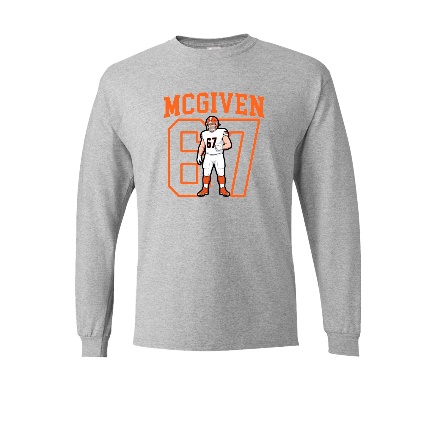 Long Sleeve Tee — Shirsey in Grey