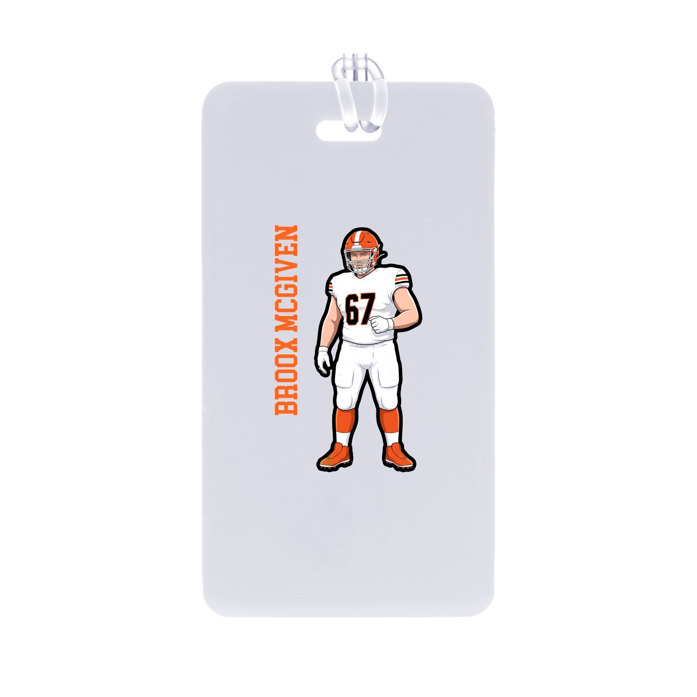 Bag Tag — Name Vertical in Classic