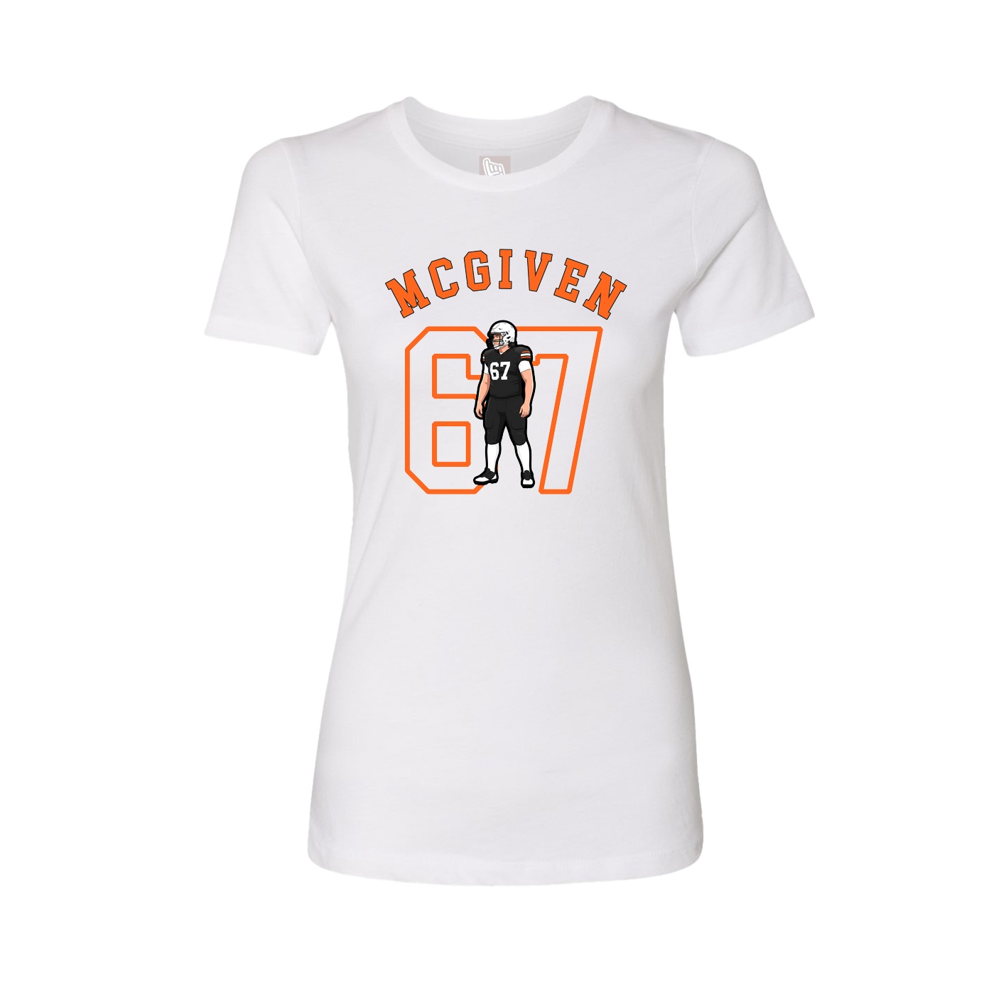 Womens Tee — Shirsey Arch in White