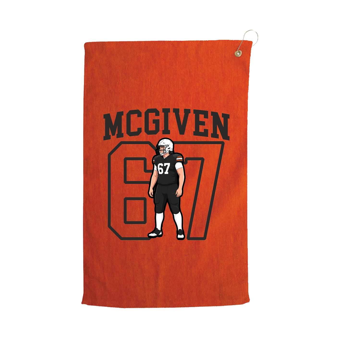 Golf Towel — Shirsey in Orange