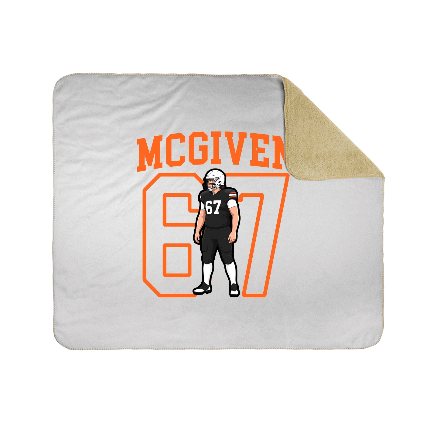 Throw Blanket — Shirsey in White