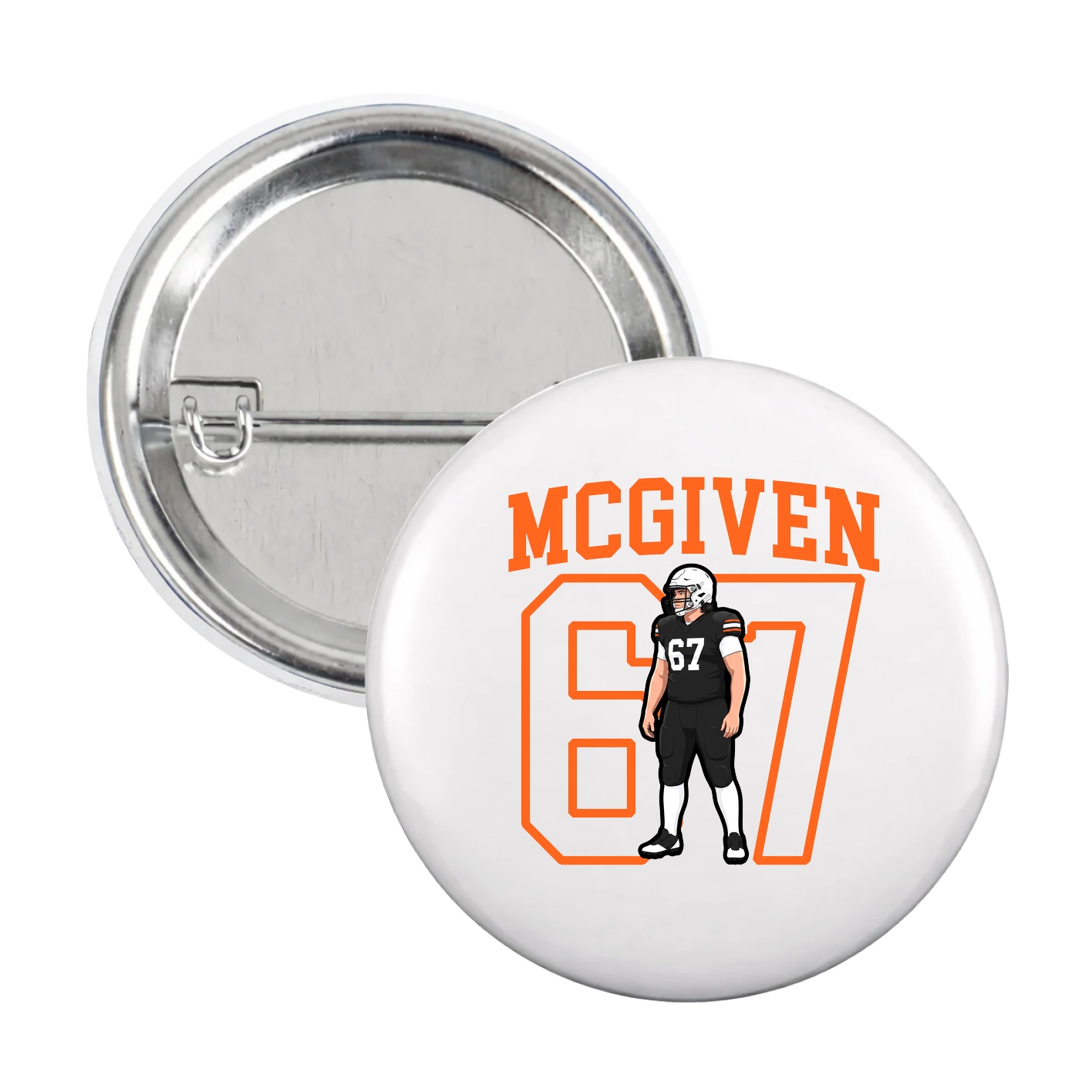 Game Day Button — Shirsey in White