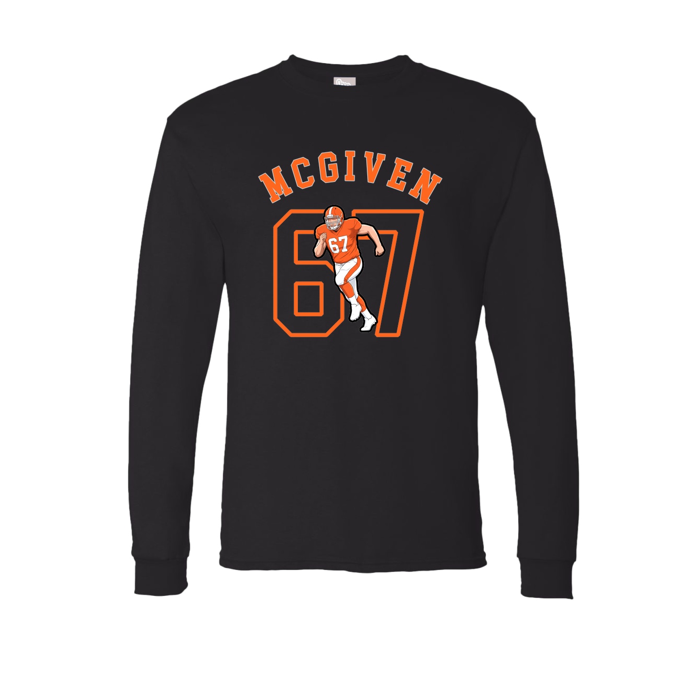 Long Sleeve Tee — Shirsey Arch in Black