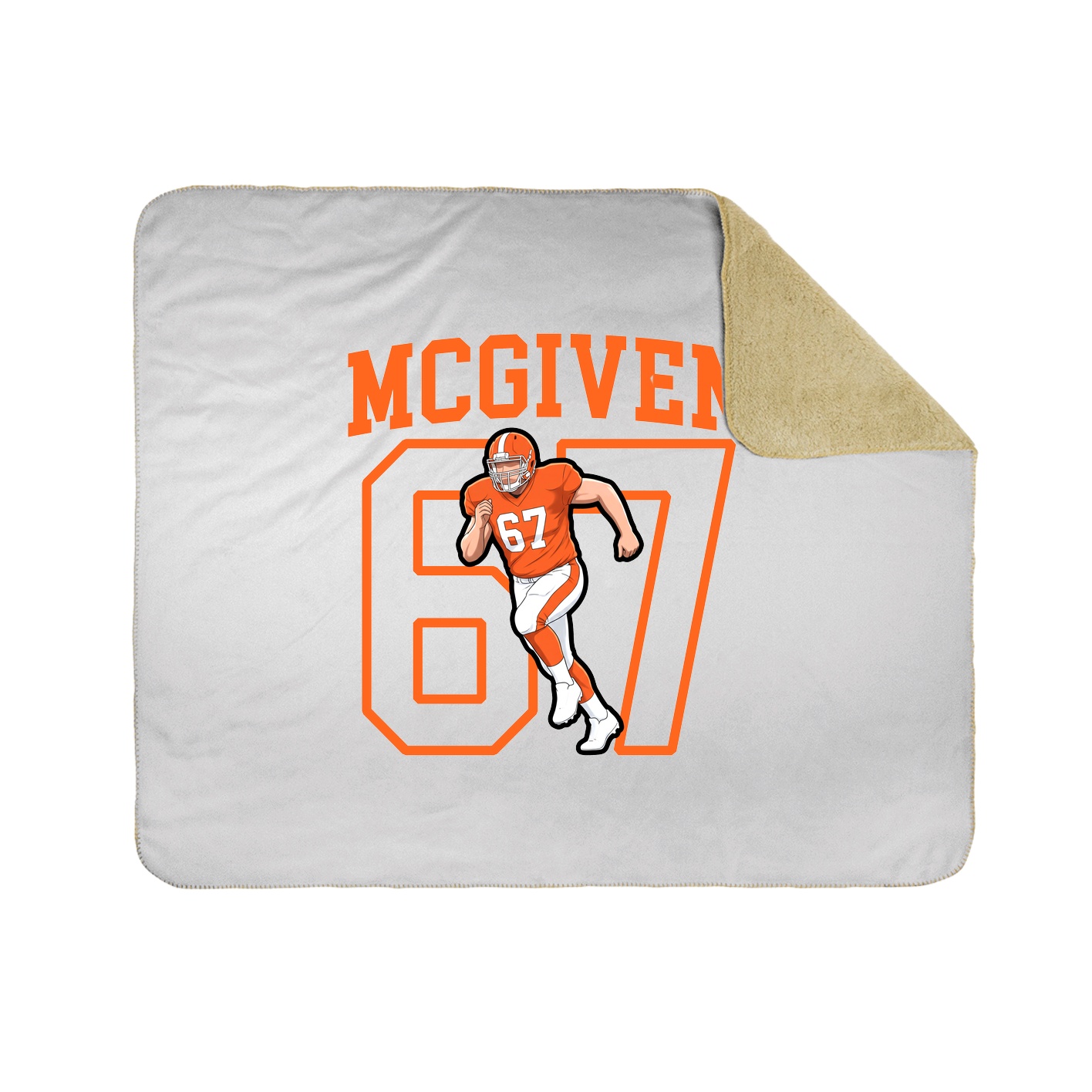 Throw Blanket — Shirsey in White