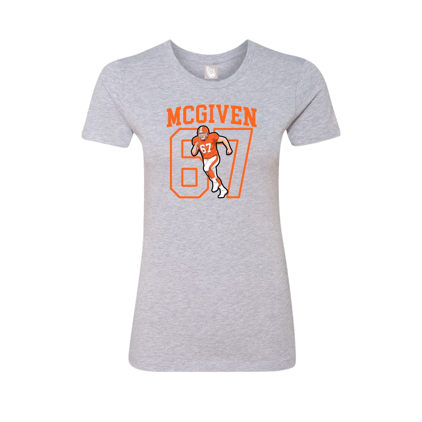 Fitted Women's Tee — Shirsey in Grey
