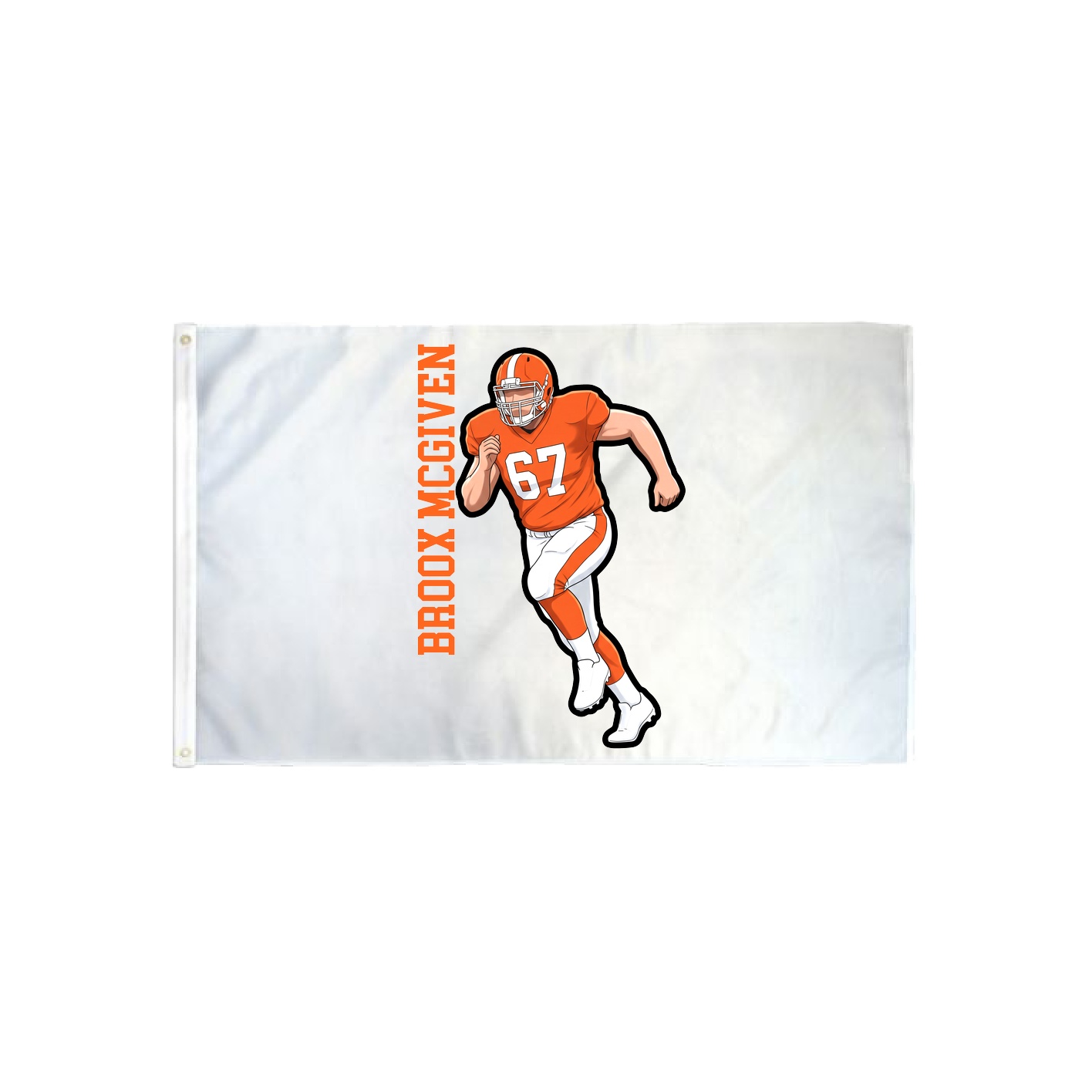 3x5 Flag — Name Vertical in Classic