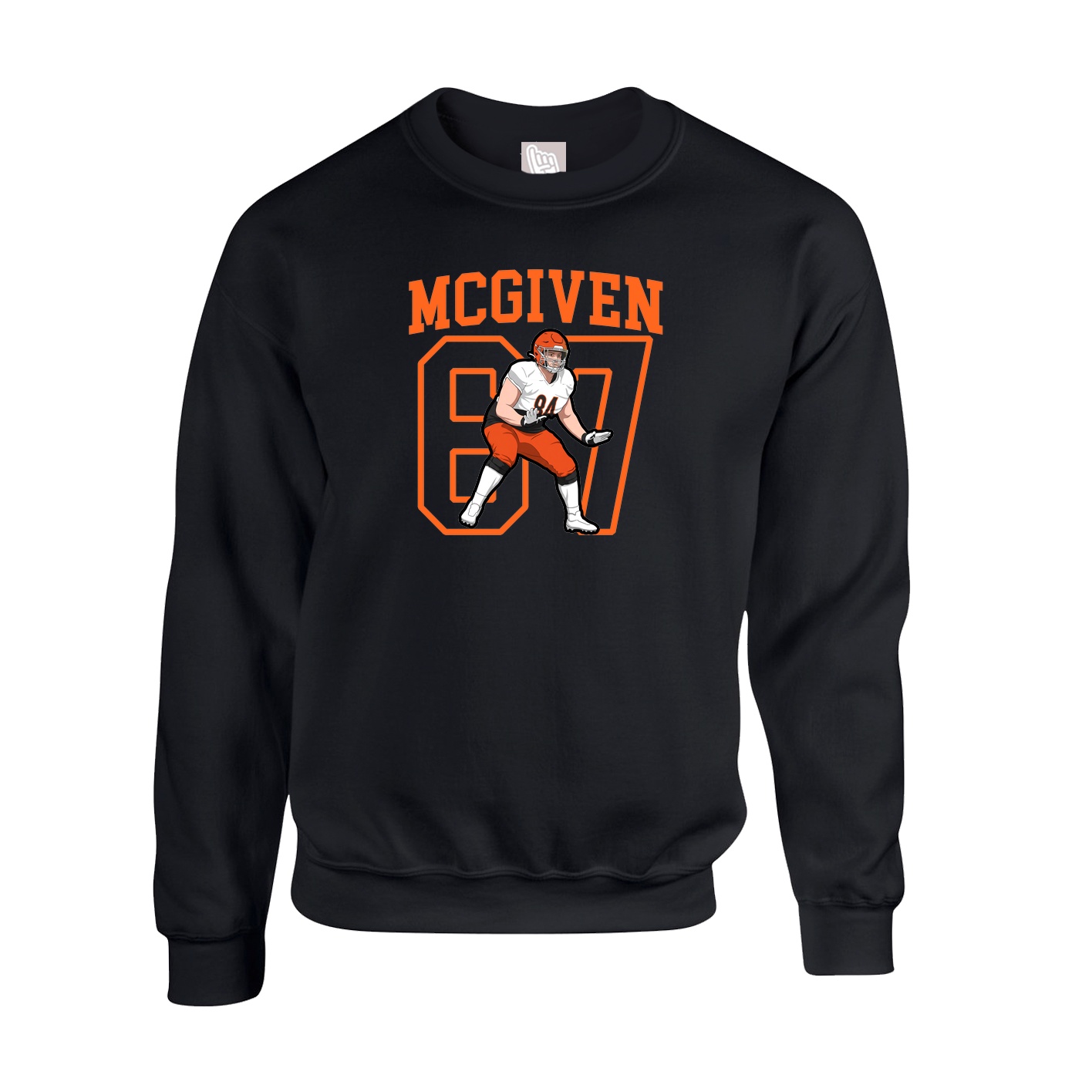 Fleece Crew — Shirsey in Black