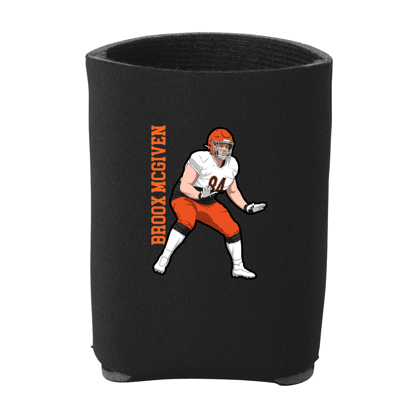 Can Holder — Name Vertical in Black