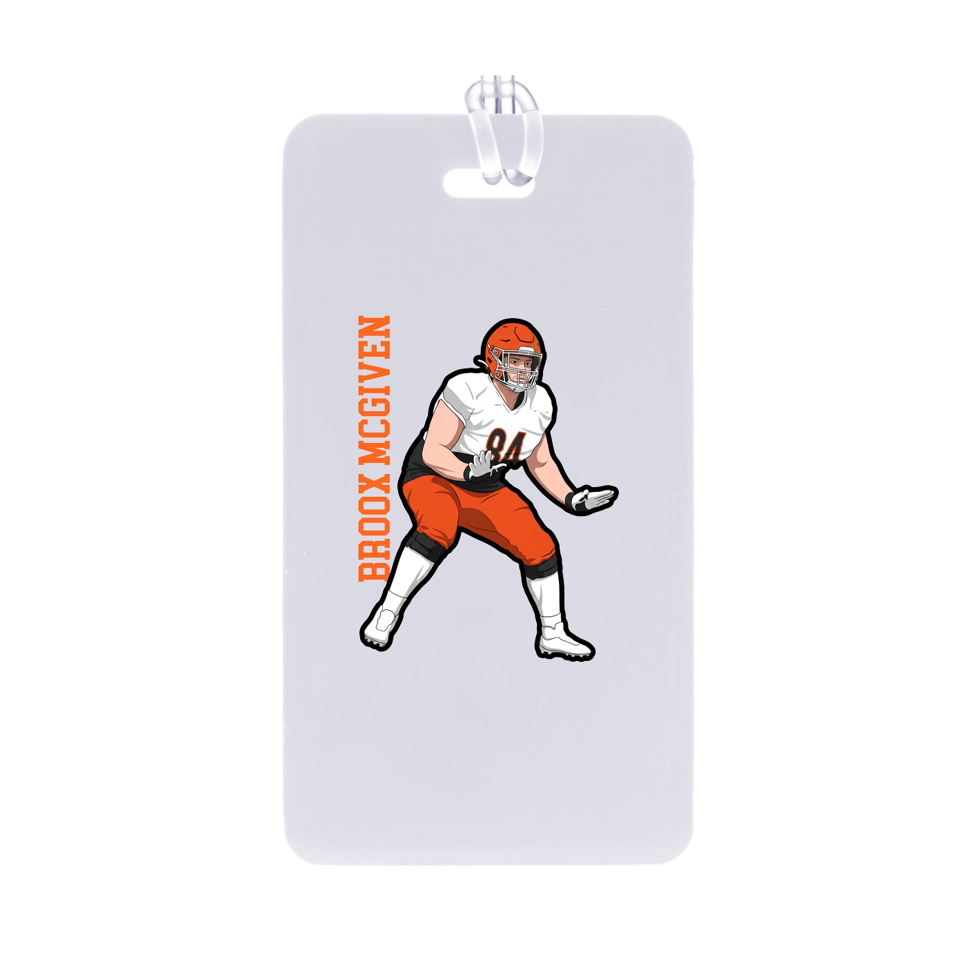 Bag Tag — Name Vertical in Classic
