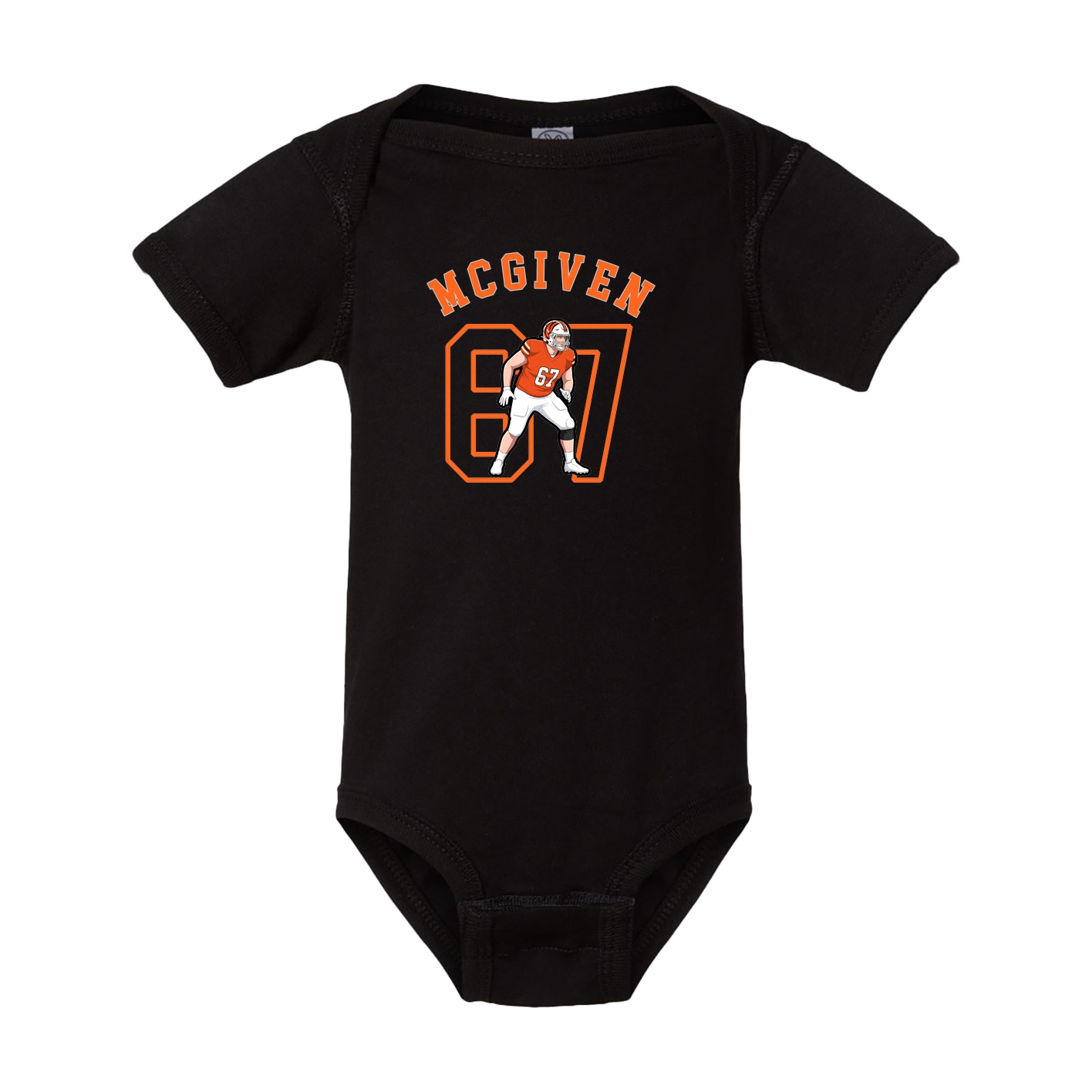 Baby Onesie — Shirsey Arch in Black