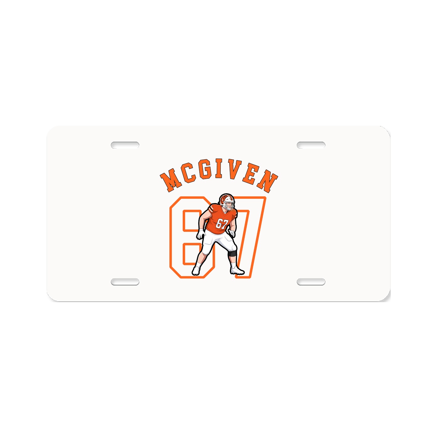 License Plate — Shirsey Arch in Classic