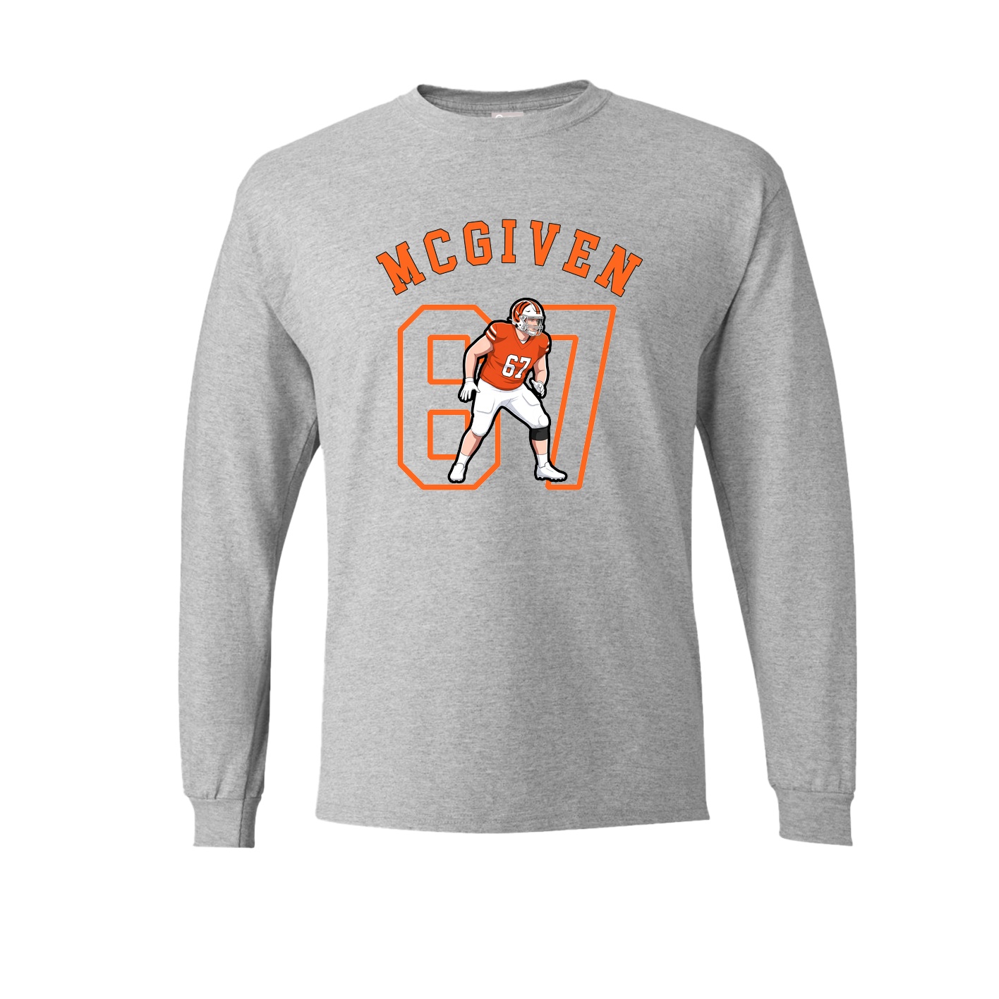 Long Sleeve Tee — Shirsey Arch in Grey