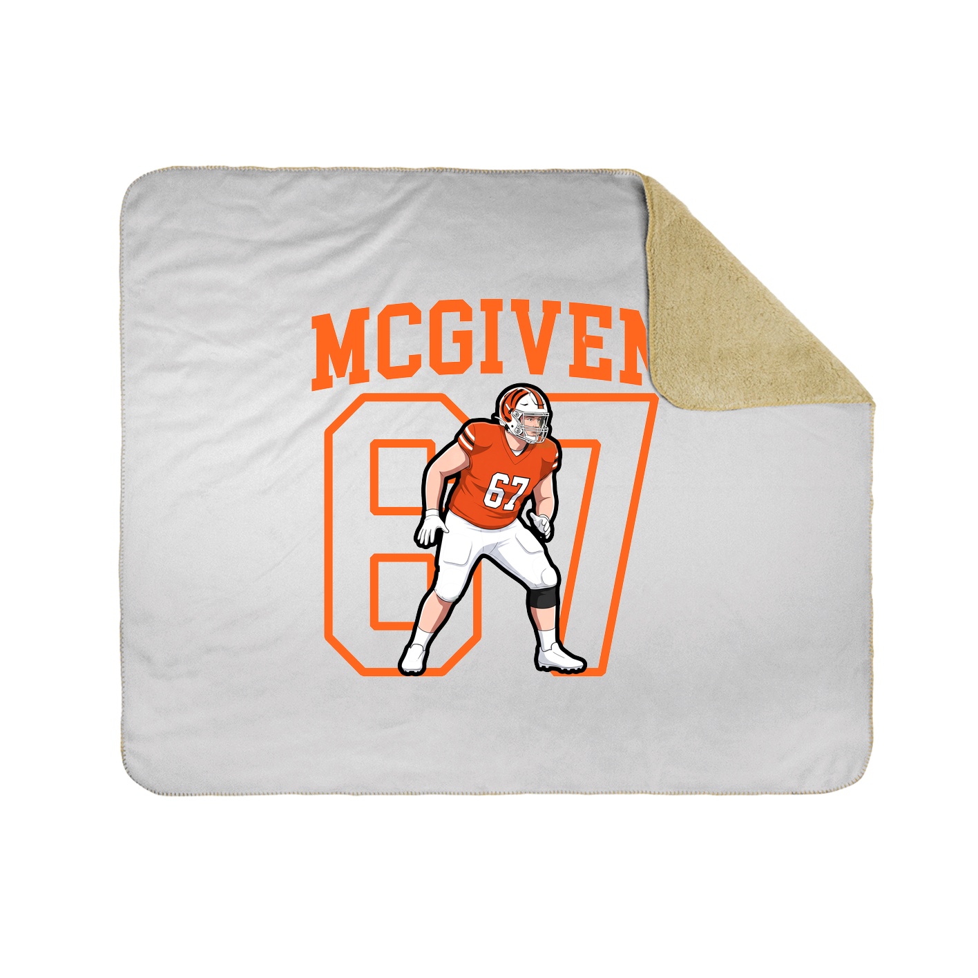 Throw Blanket — Shirsey in White