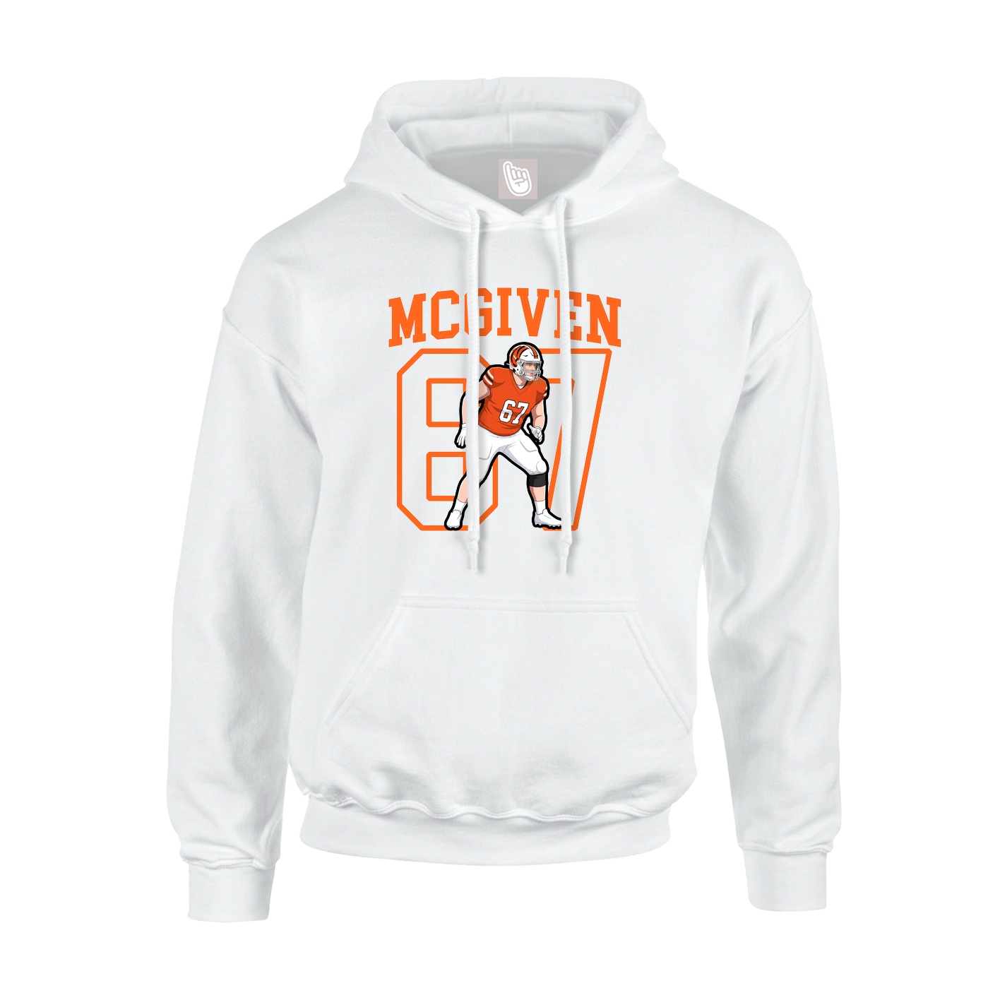 Youth Hoodie — Shirsey in White