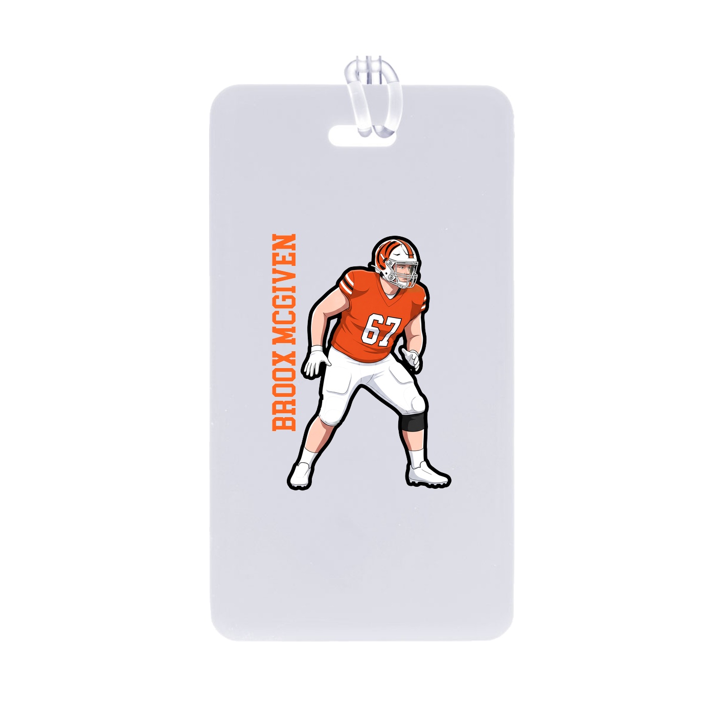 Bag Tag — Name Vertical in Classic