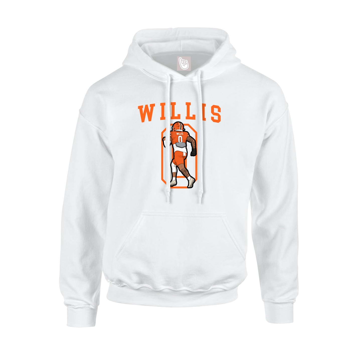 Hoodie — Shirsey in White