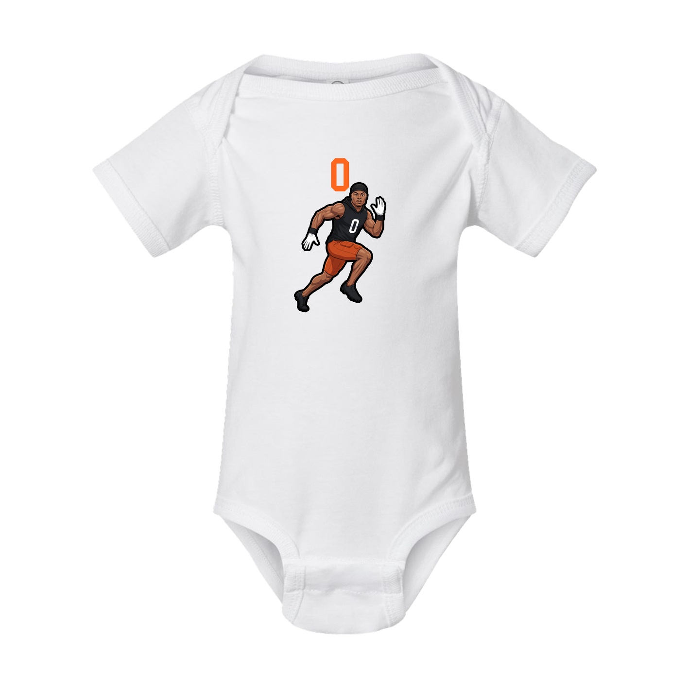 Baby Onesie — Number Top in White