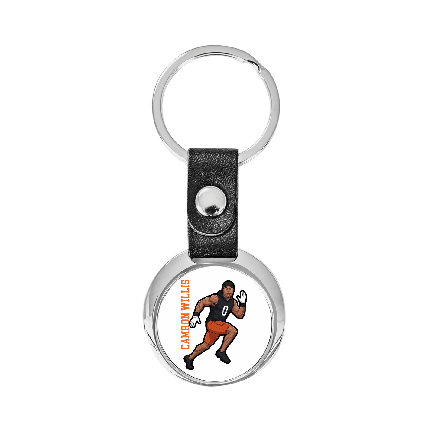 Key Chain — Name Vertical in Classic