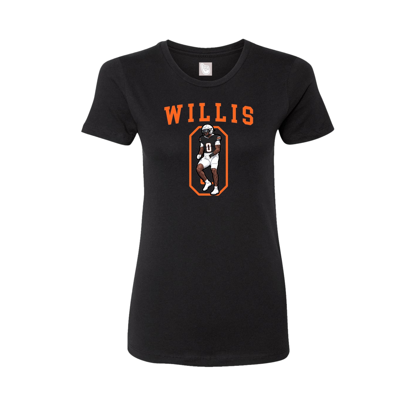 Fitted Women's Tee — Shirsey in Black