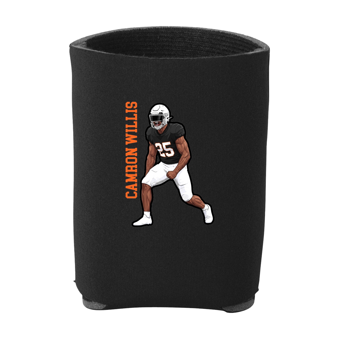 Can Holder — Name Vertical in Black