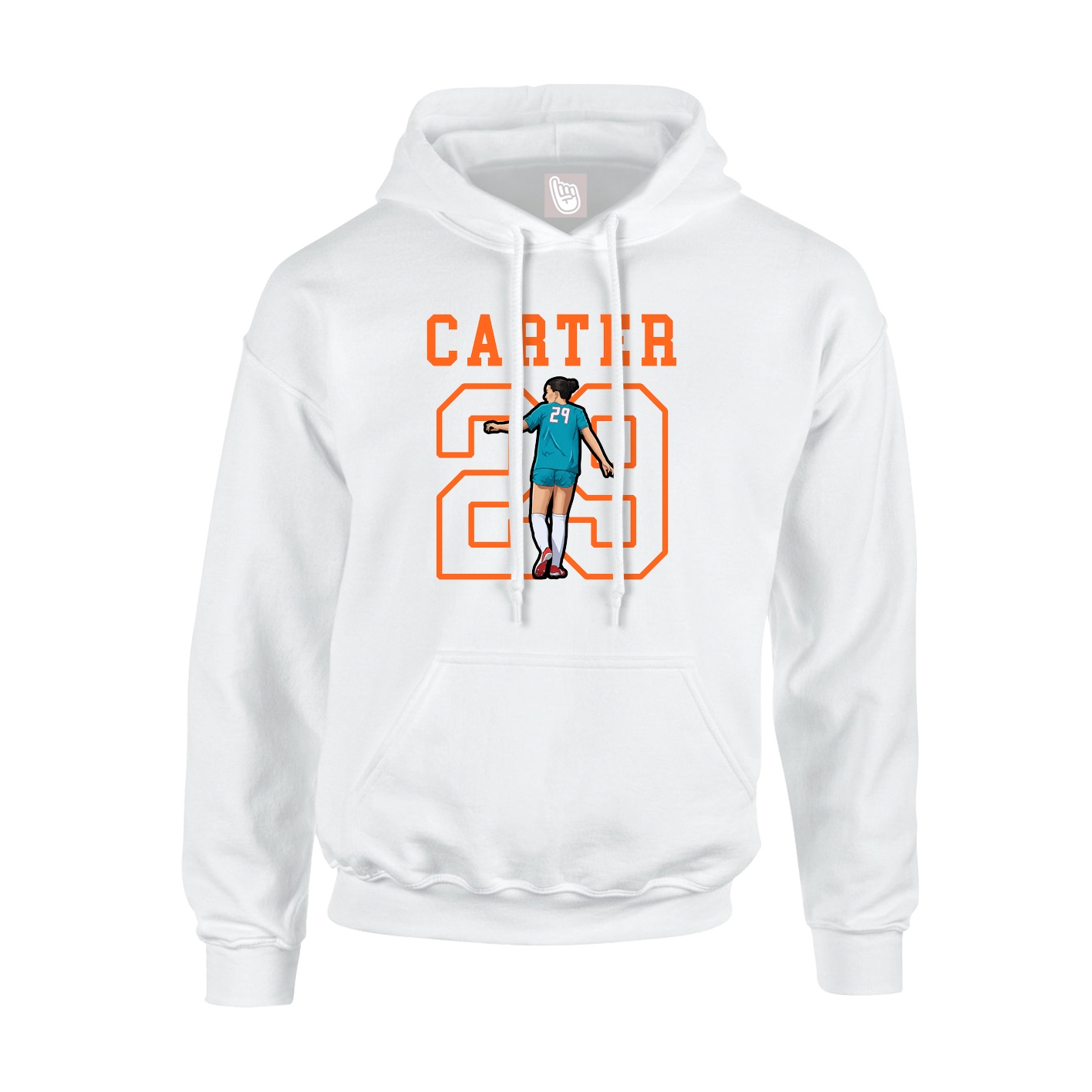 Youth Hoodie — Shirsey in White