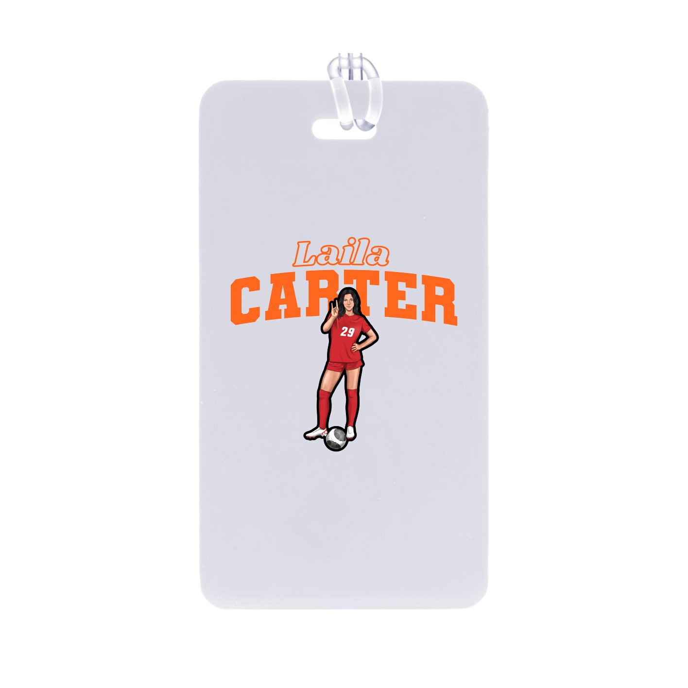 Bag Tag — Name Arch in Classic