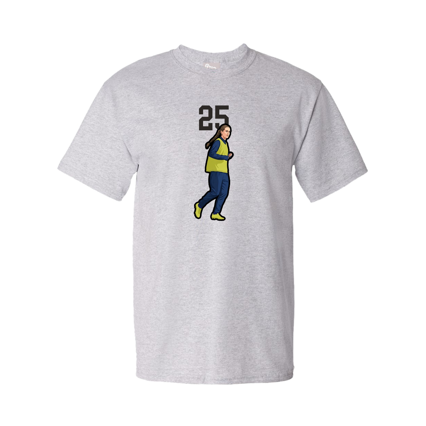 Youth Tee — Number Top in Grey