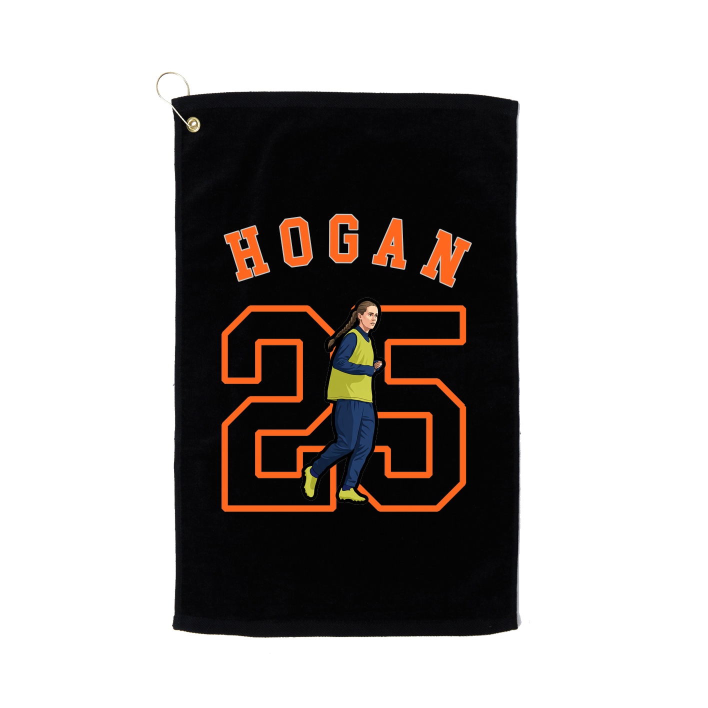 Golf Towel — Shirsey Arch in Black