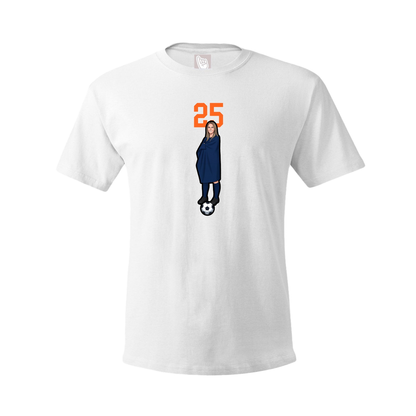 Tee — Number Top in White