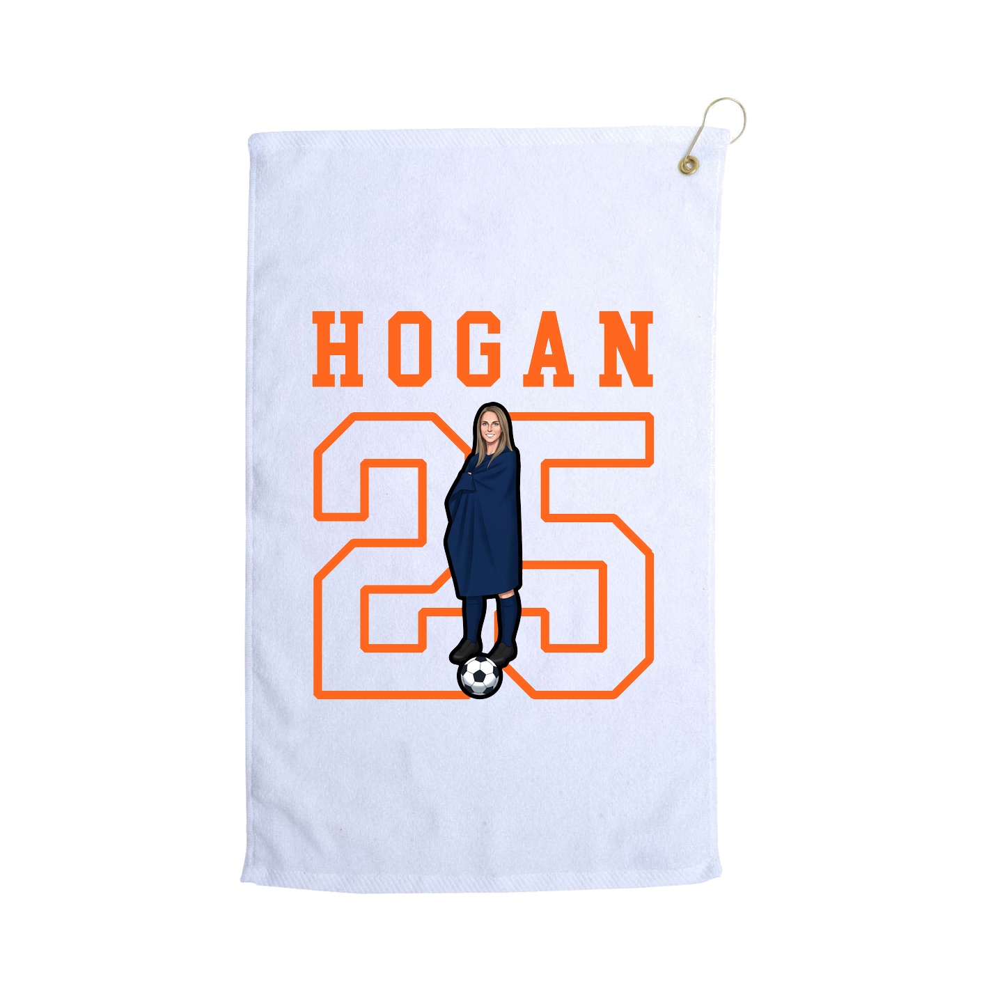 Golf Towel — Shirsey in White