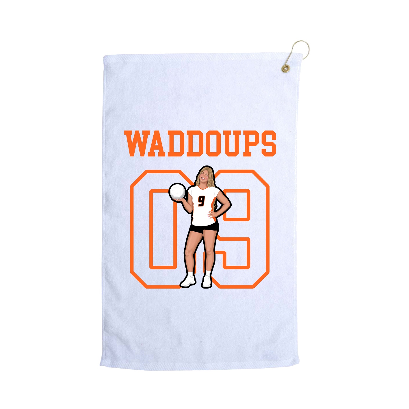 Golf Towel — Shirsey in White