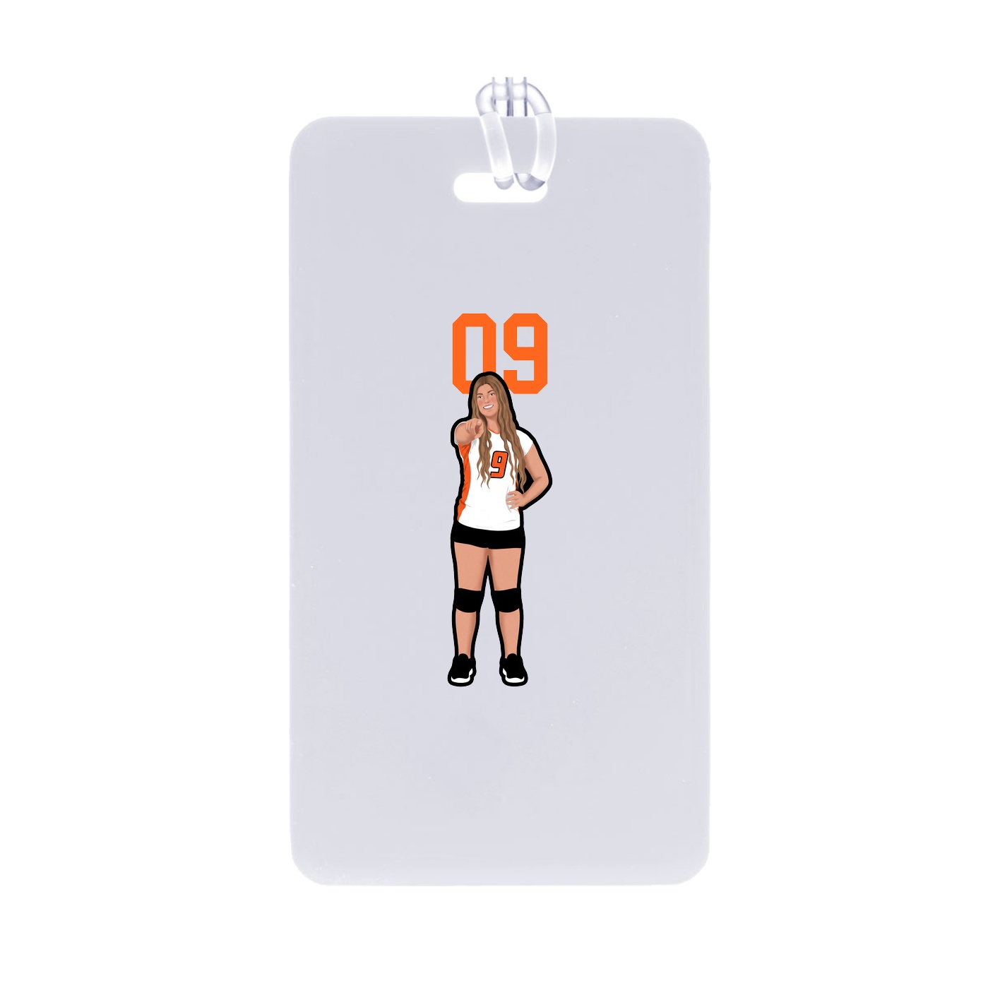 Bag Tag — Number Top in Classic