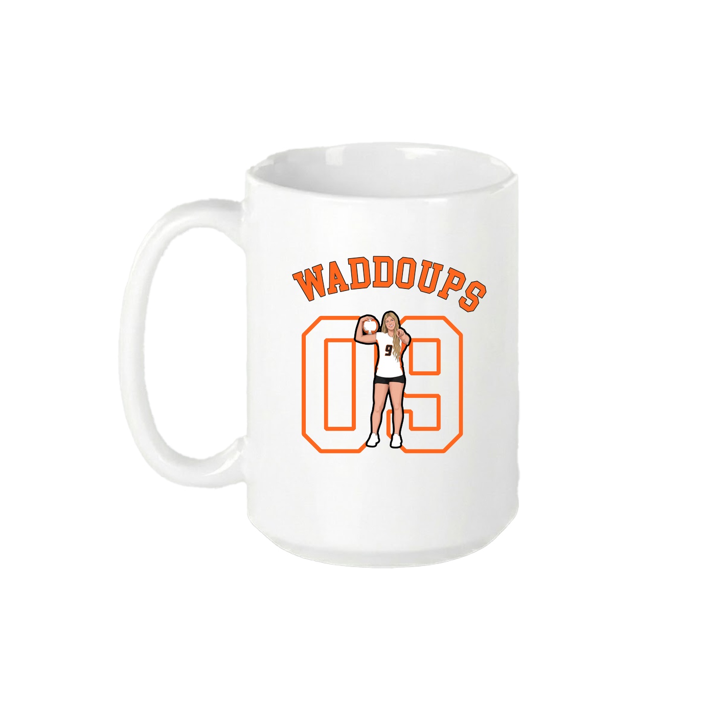15oz Coffee Mug — Shirsey Arch in White