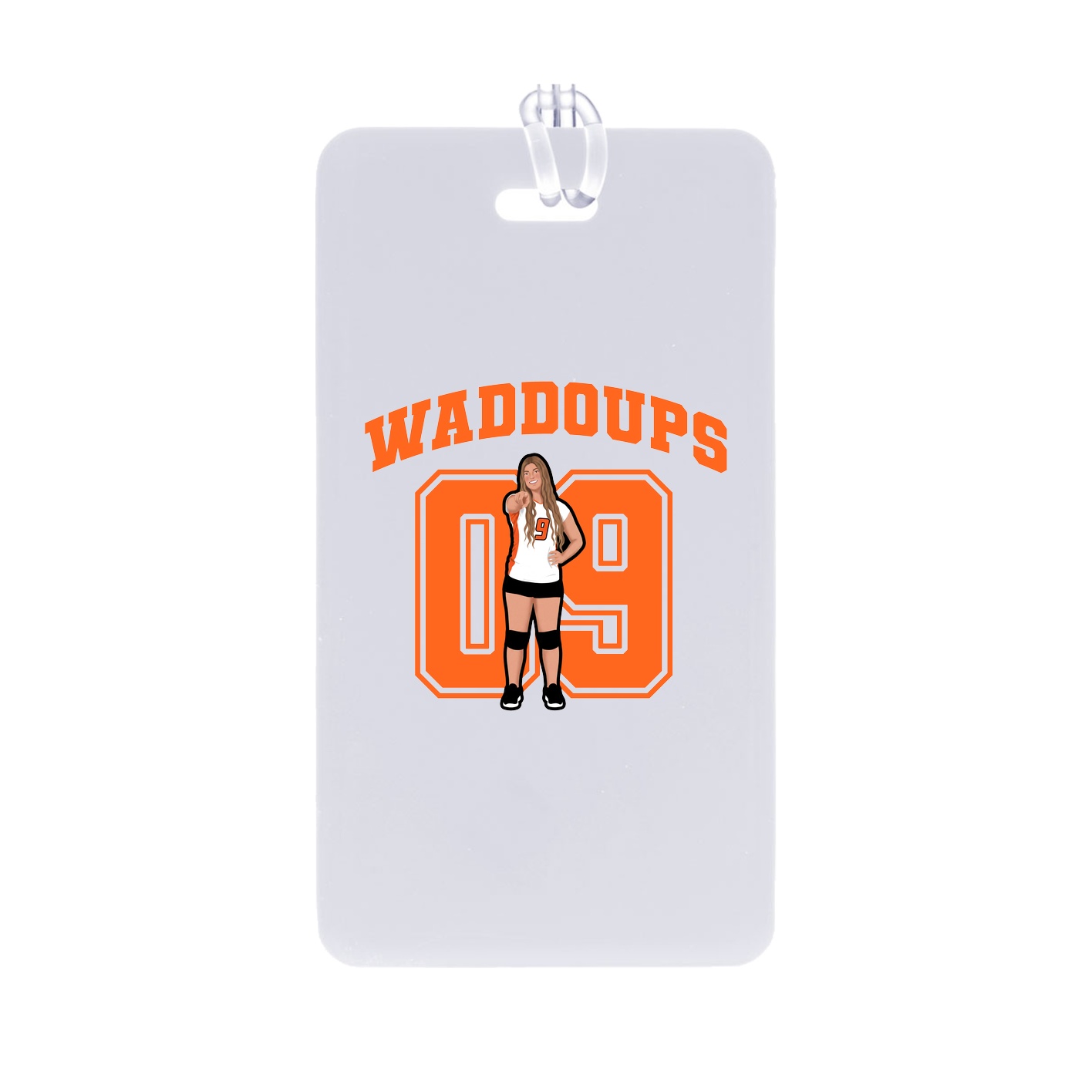 Bag Tag — Number in Classic