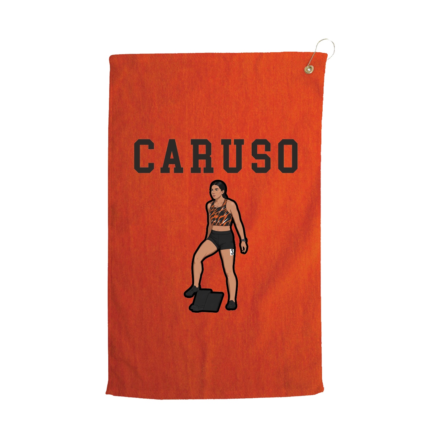 Golf Towel — Shirsey in Orange