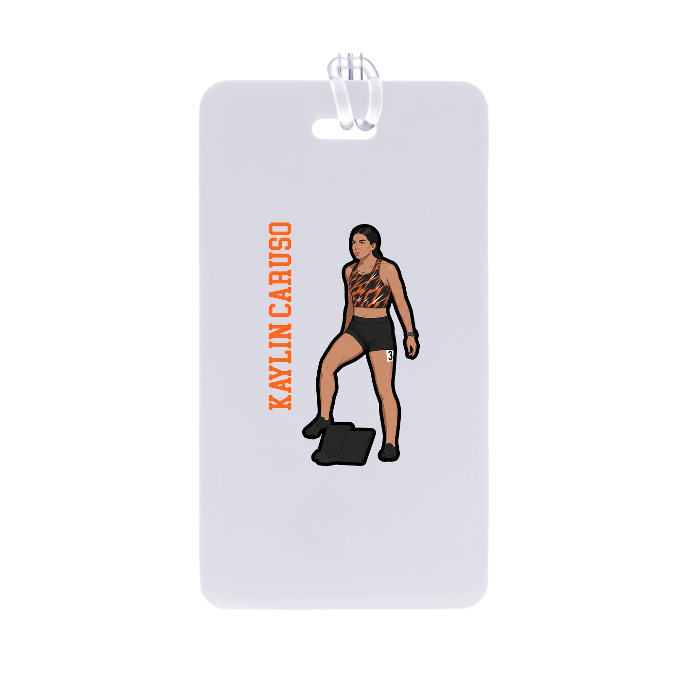 Bag Tag — Name Vertical in Classic