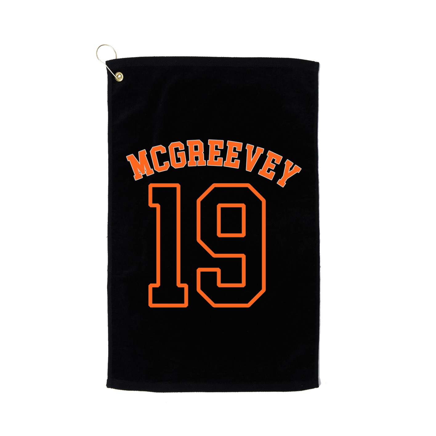 Golf Towel — Shirsey Arch in Black