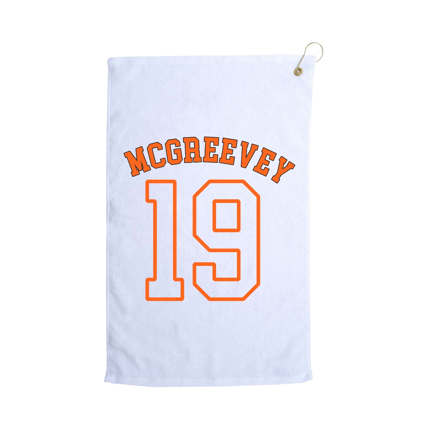 Golf Towel — Shirsey Arch in White